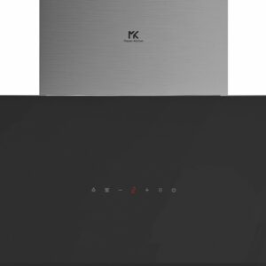 Hota Master Kitchen MKHD V608-ED TOUCH BK, Capacitate motor 800 m³/h, Nivel maxim de zgomot 64 dB, Latime 60 cm,  Control Slide Touch, Sticla neagra